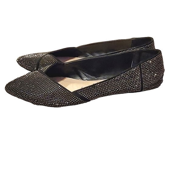 Rocky & Candy by Zigi Black point toe sparkle flats. Size 9.5 US. - Picture 3 of 10